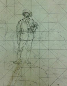 Untitled [Study for Bandeirante or The Trailblazer], from the Series Studies for the Bandeirantes by Henrique Bernardelli